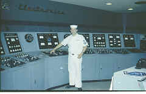 Operator at a control console