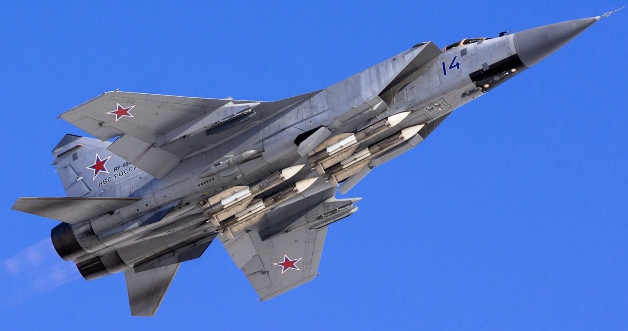 MiG-31 in flight