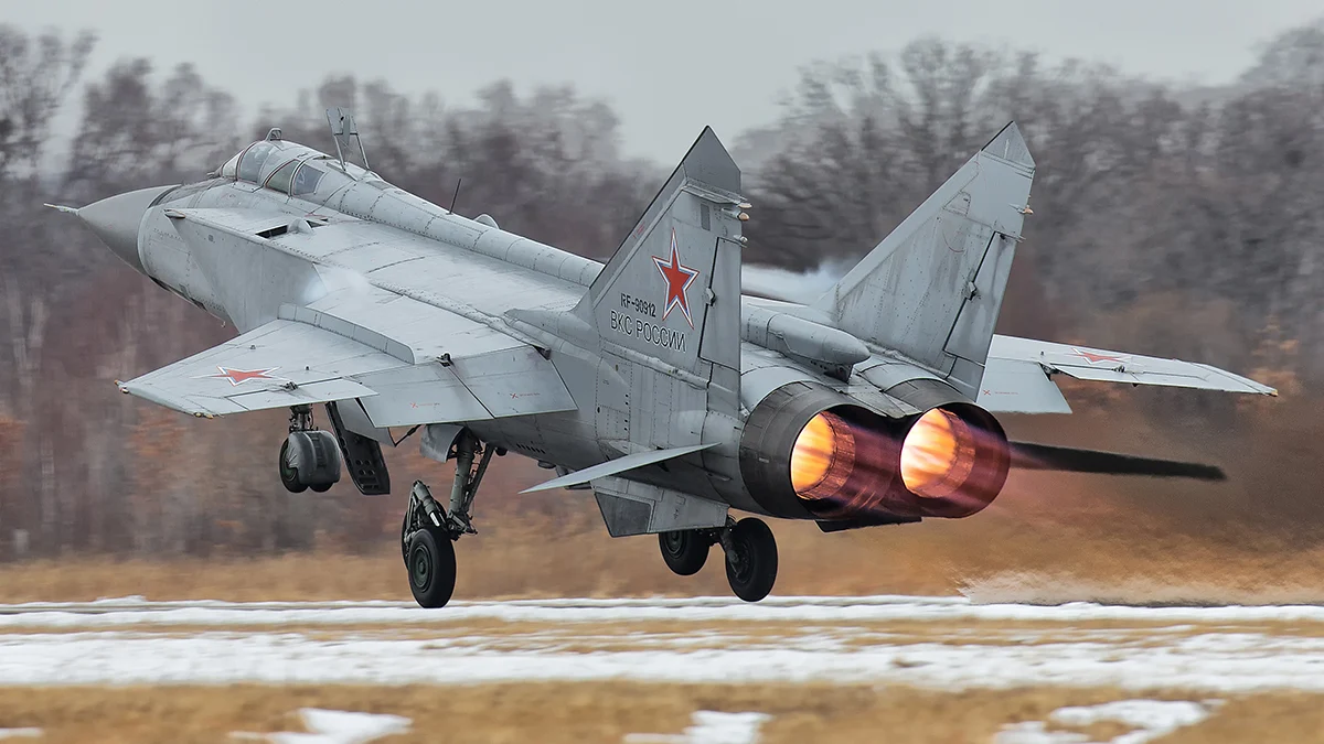 MiG-31 in flight