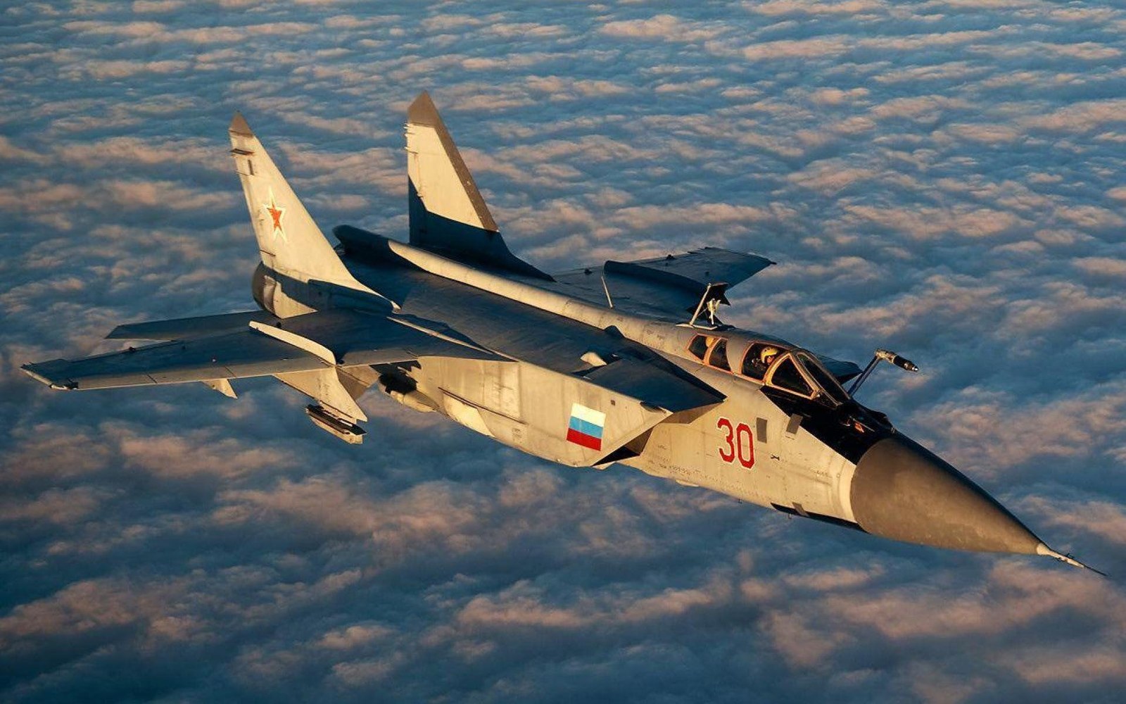 MiG-31 in flight